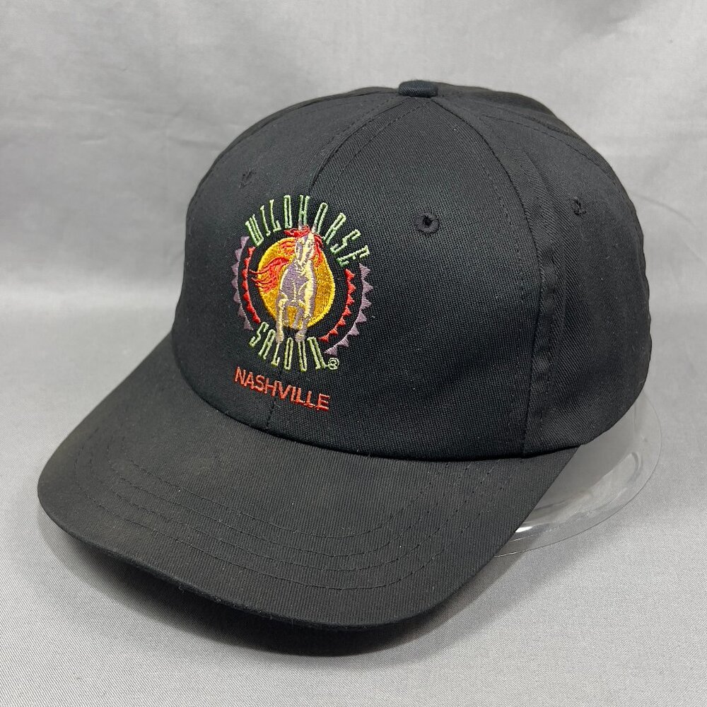 Vtg Wildhorse Saloon Snapback Hat Cap TN Nashville Tennessee Souvenir USA Mens